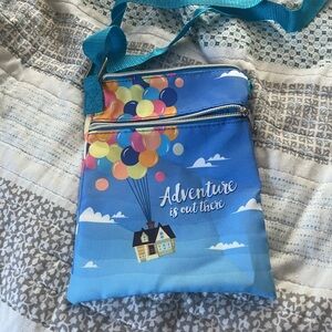 Loungefly Disney Pixar Up Blue Adventure Crossbody Bag